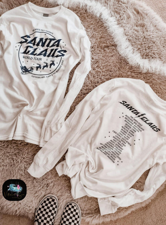 Santa World Tour Long Sleeve Tee