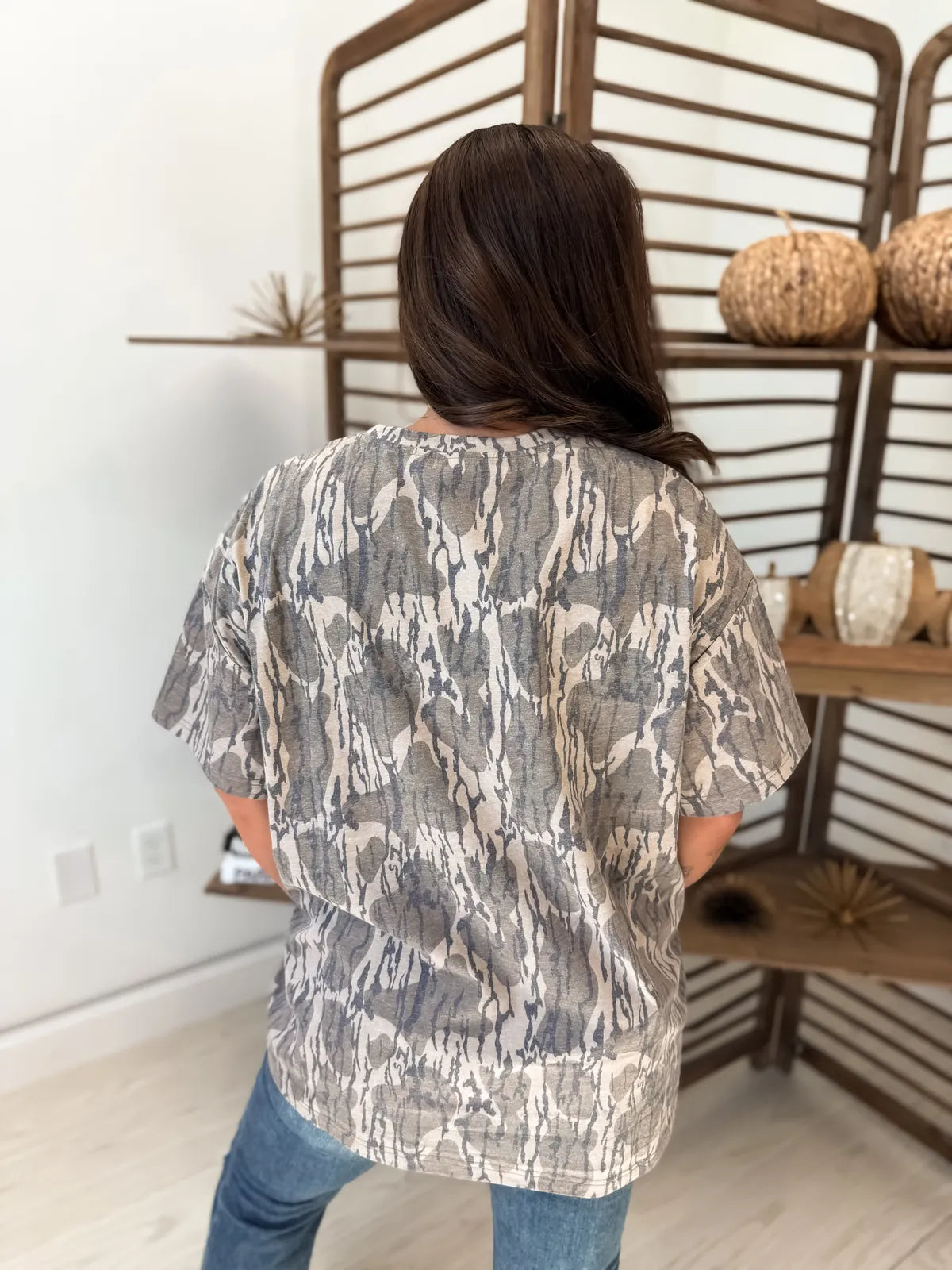PREORDER Oversized Bottomland Camo Tee