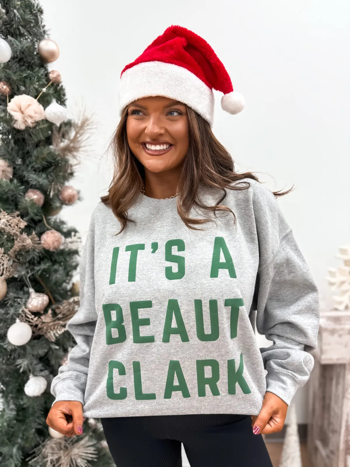 It’s a Beaut Clark Puff Sweatshirts