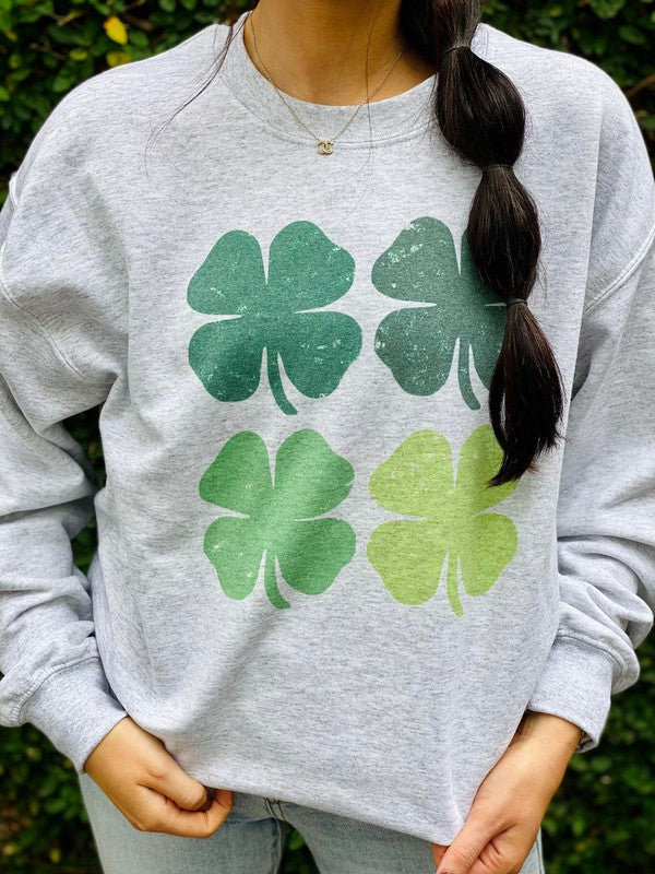 Four Leaf Clovers Sweatshirt