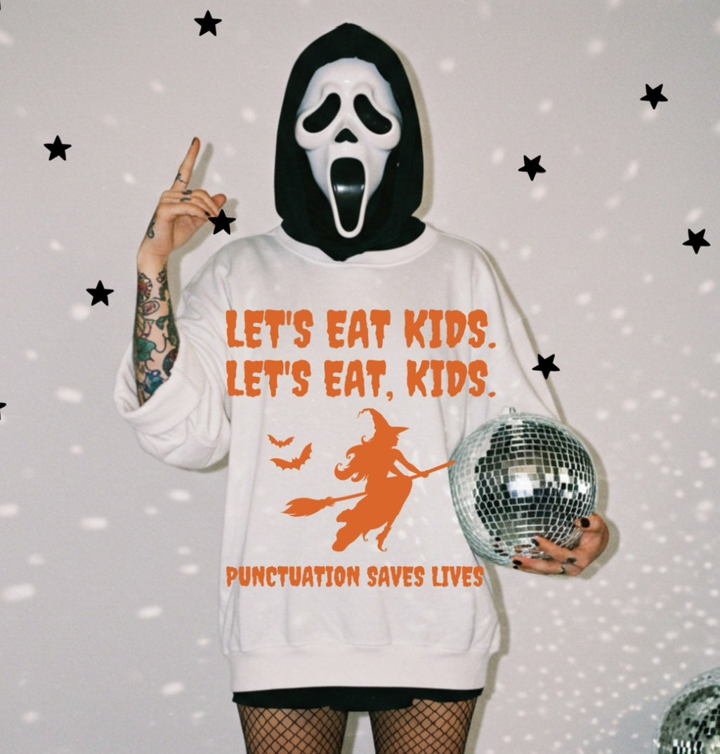 Punctuation Saves Lives Halloween Tee/Sweatshirt