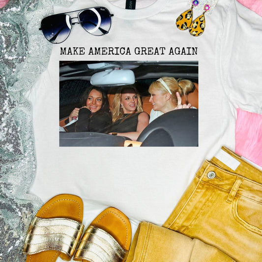 Make America Great Again 2000's White Tee