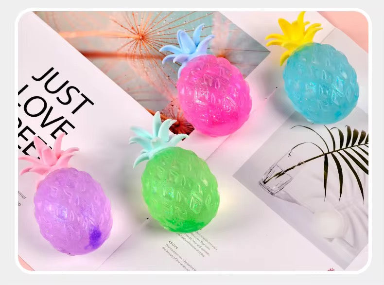 Glitter Gel Pineapple Squishy