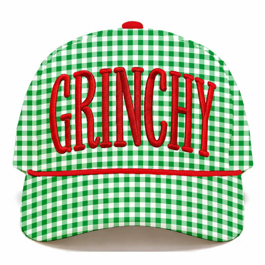 Grinchy Gingham Hat