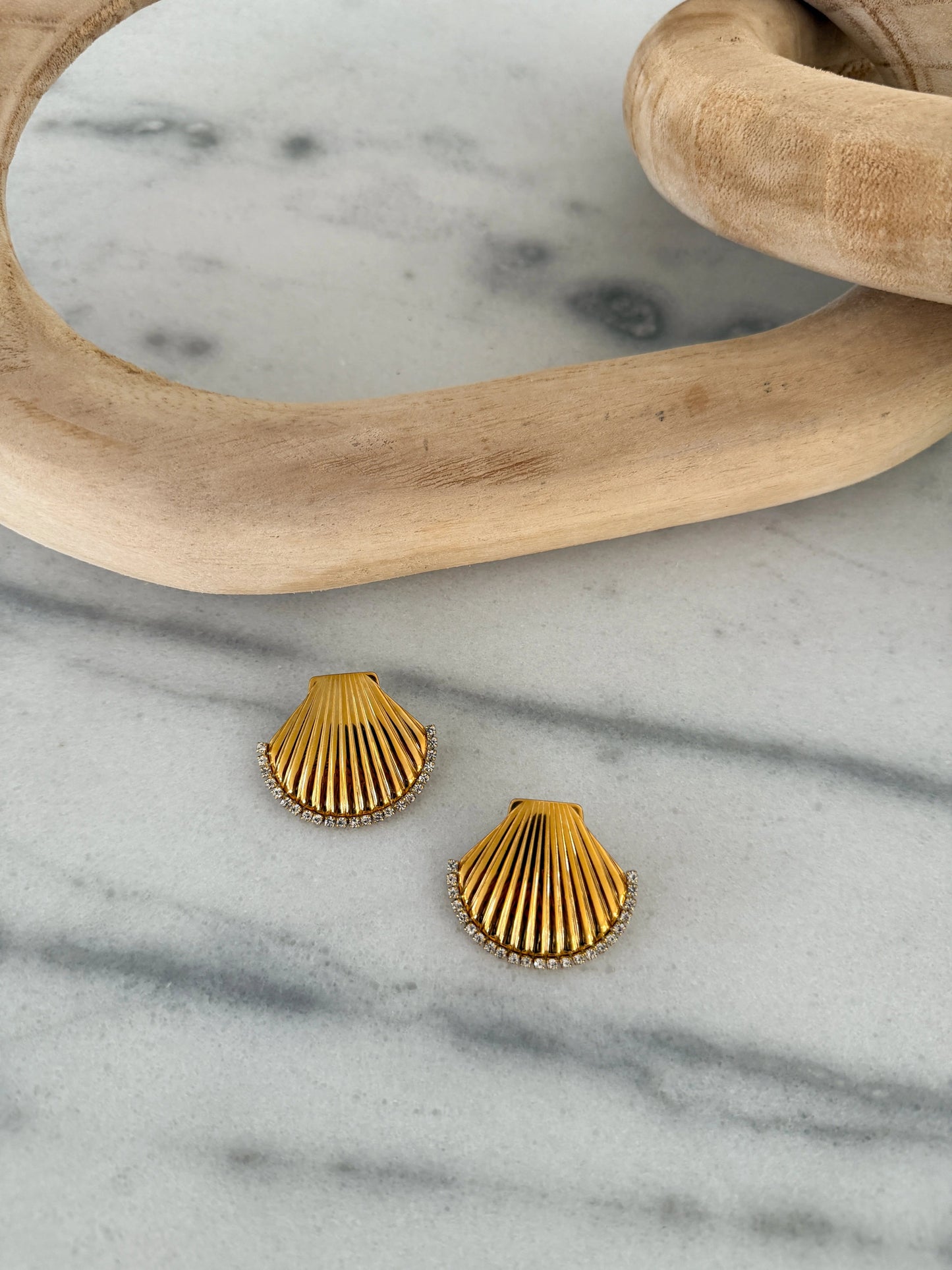 Luxe Seashell Earrings