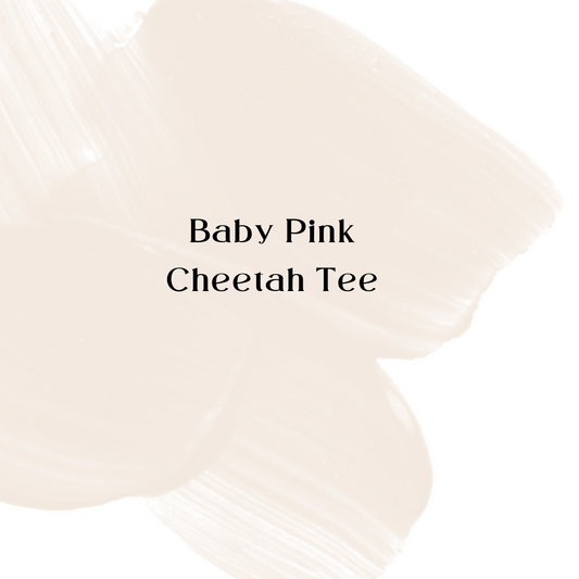 Baby Pink Cheetah Tee