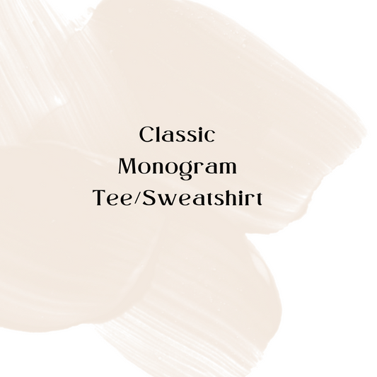 Classic Monogram Tee/Sweatshirt