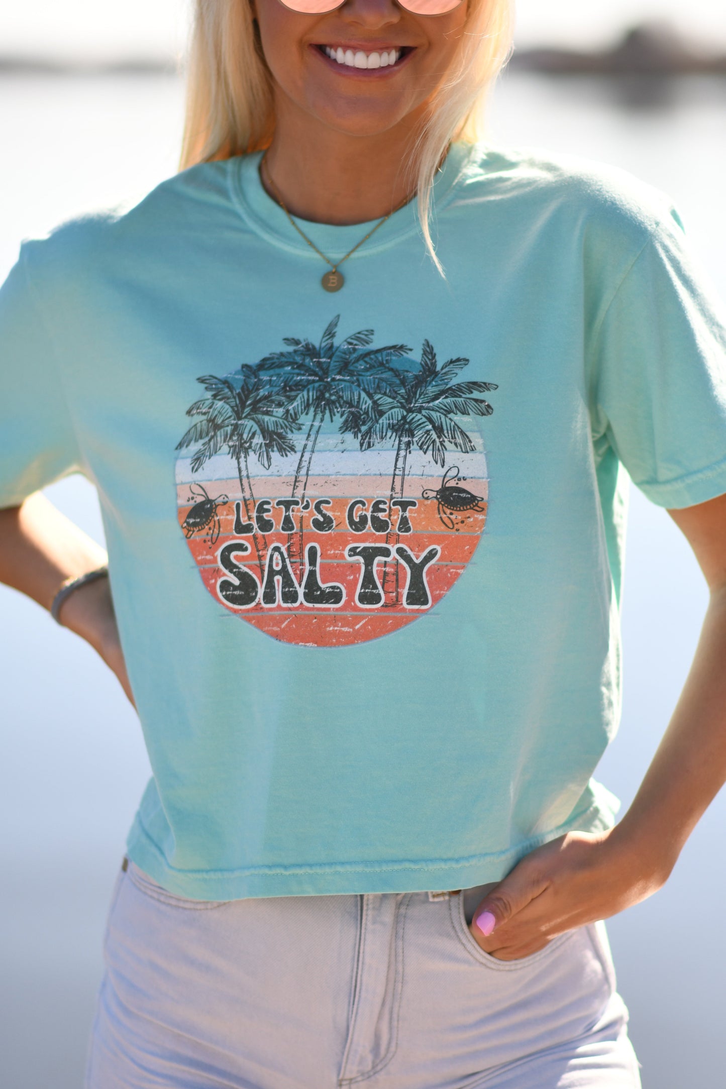 Let’s Get Salty CROP/TEE