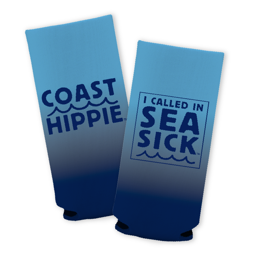 Blue Ombré Sea Sick Koozie