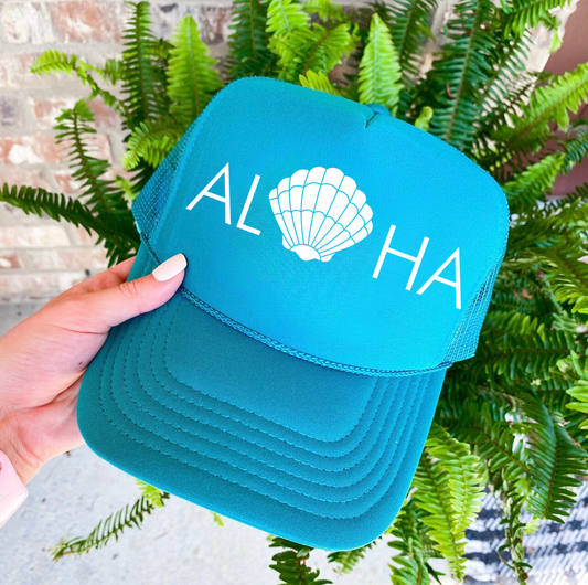 Aloha Shell Trucker Hat