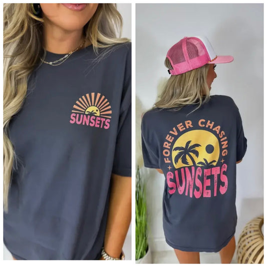 Forever Chasing Sunsets Tee