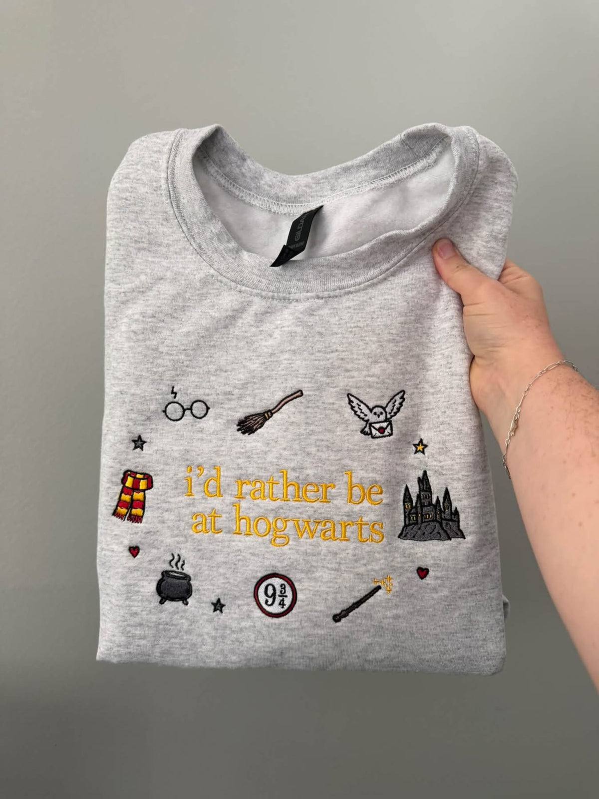 I’d Rather Be at Hogwarts Crewneck