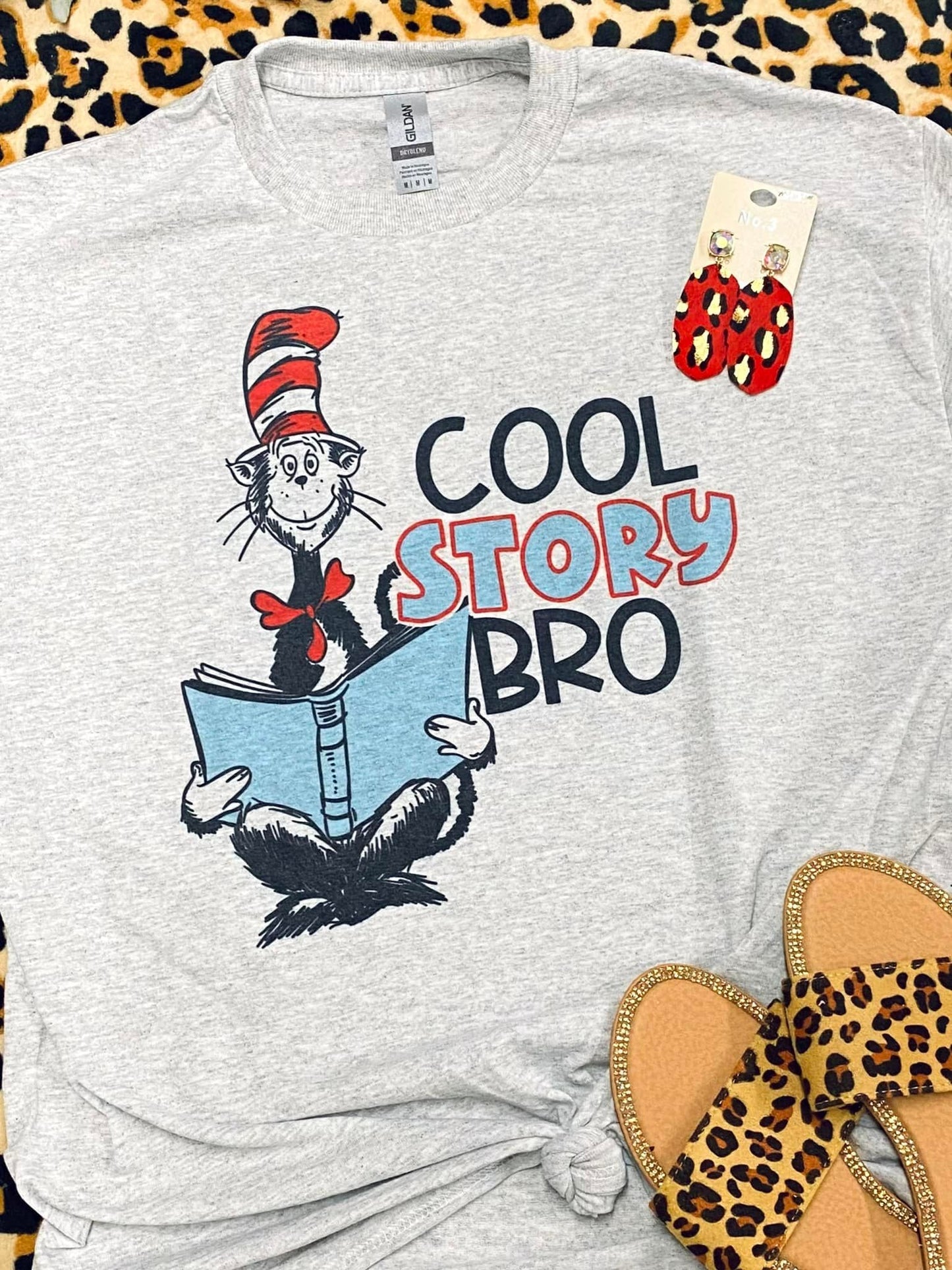Cool Story Bro Dr. Seuss Grey Tee