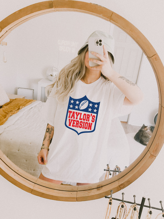 Taylors Version Football Logo Tee / Sweatshirt / T-Shirt Dress