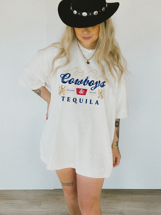 Cowboys and Tequila Tee / Sweatshirt / T-Shirt Dress
