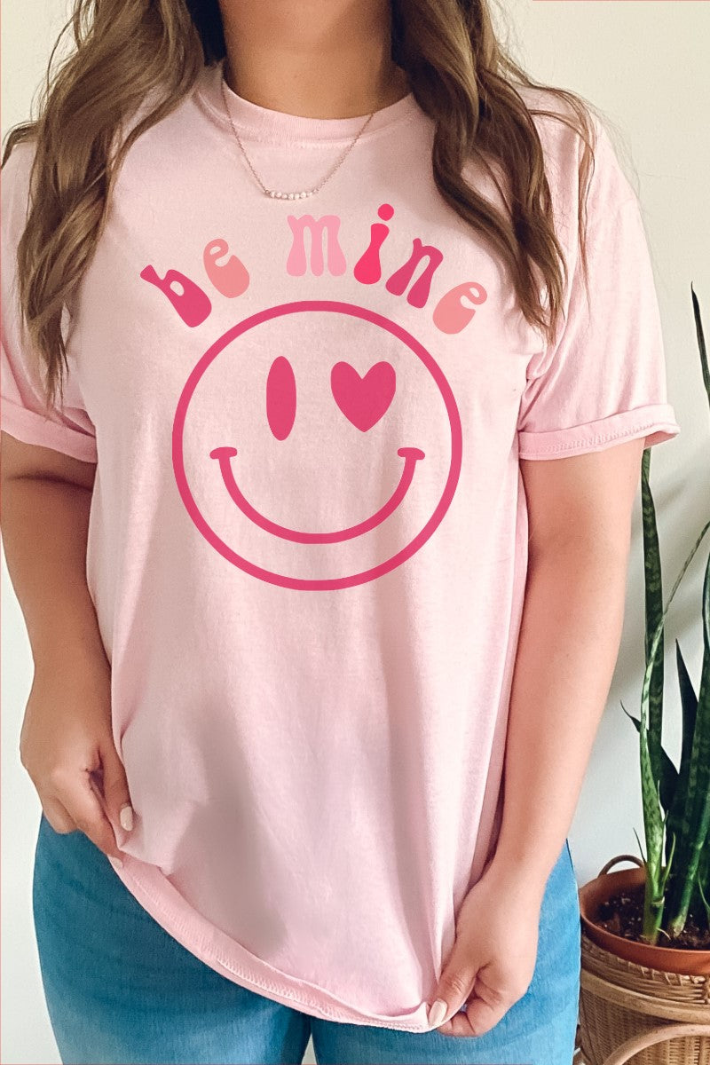 Be Mine Smiley Tee