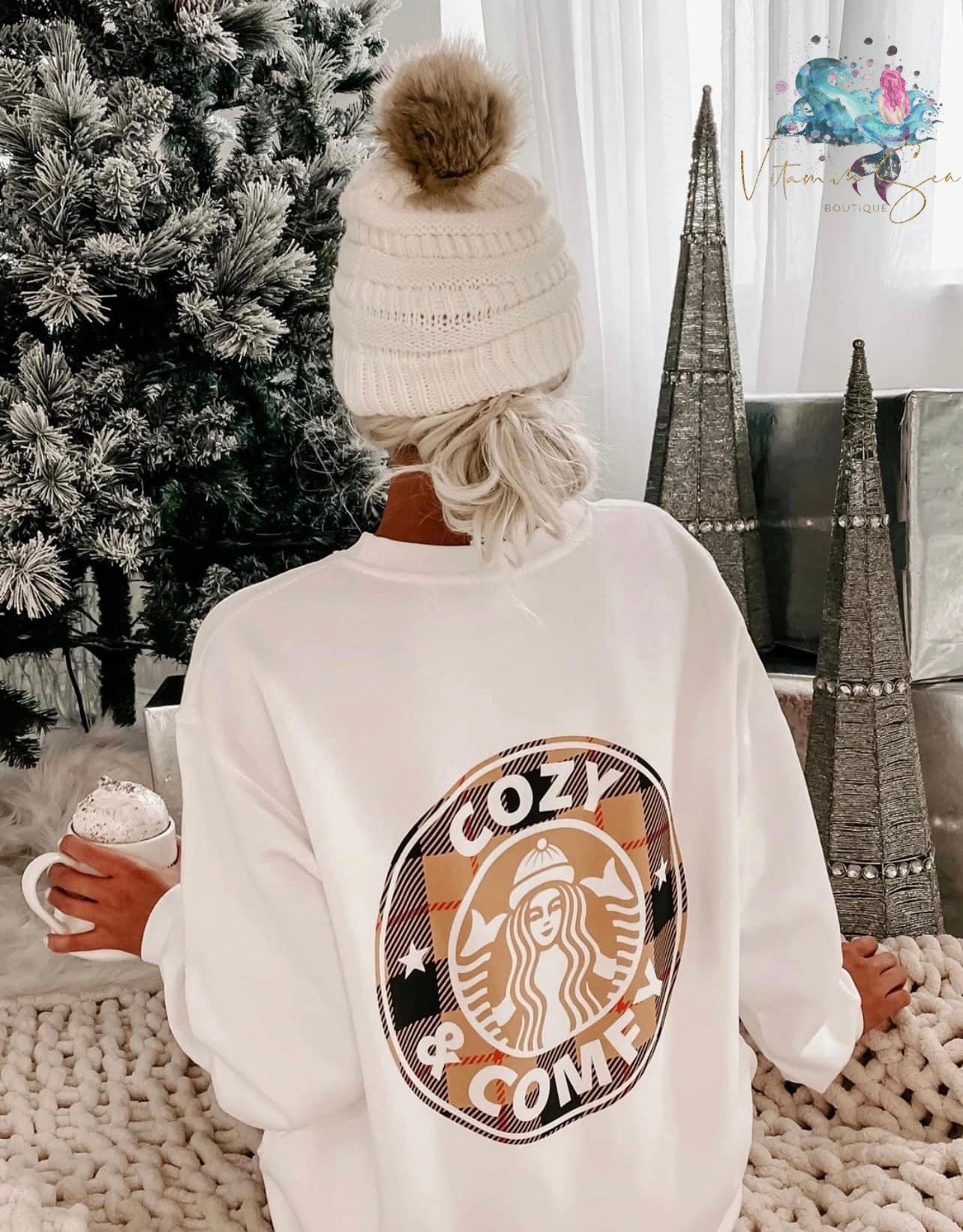 Comfy & Cozy Starbucks Crewneck Sweatshirt