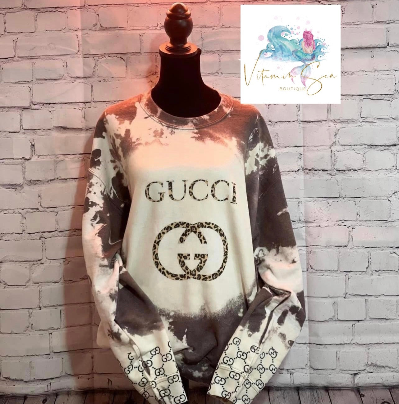 Preppy Acid Wash Sweatshirt
