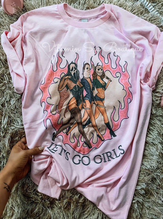 Horror Let’s Go Girls Tee