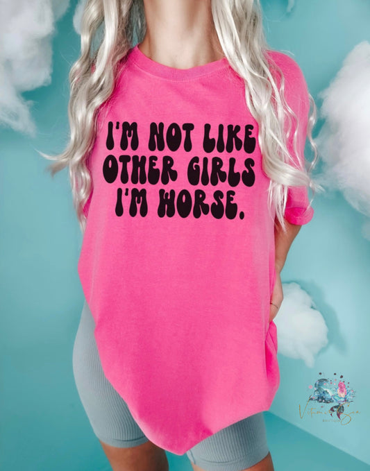 I’m Not Like the Other Girls T-Shirt Dress