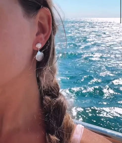Tulum Tropics Earrings- LIMITED EDITION – Vitamin Sea Boutique LLC