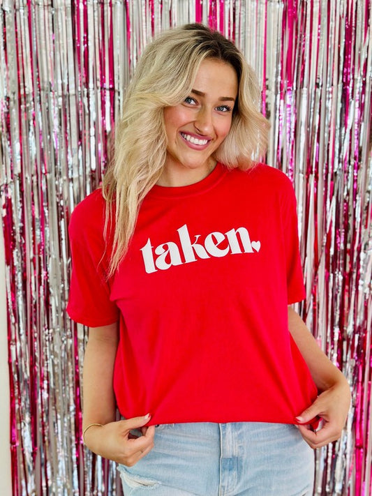 Taken Love Heart Puff Tee