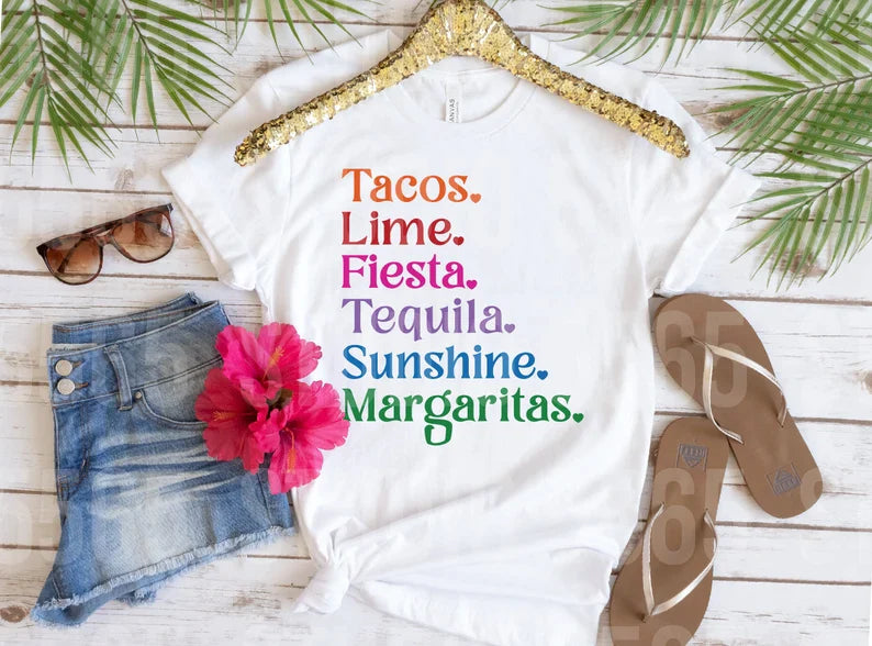 Tacos Lime Fiesta Graphic Tee